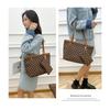 Borsa a mano scozzese vintage, Borsa da donna, Borsa a spalla di grande capacità