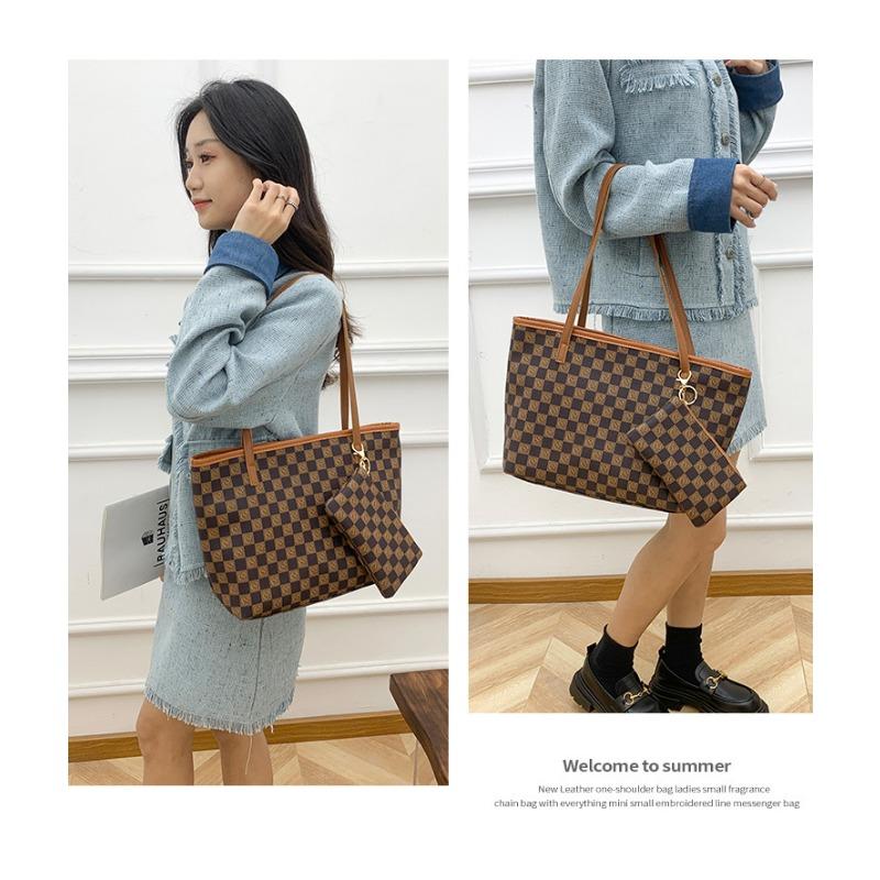 Borsa a mano scozzese vintage, Borsa da donna, Borsa a spalla di grande capacità