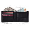Carl Black Mens Leather Wallet for Men
