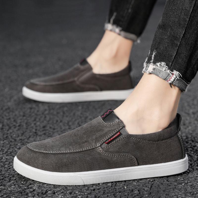 New Canvas Shoes Men Summer Classic Loafers Men Casual Shoes Breathable Walking Flat Men Shoes Zapatos Sneakers Plus Size 46