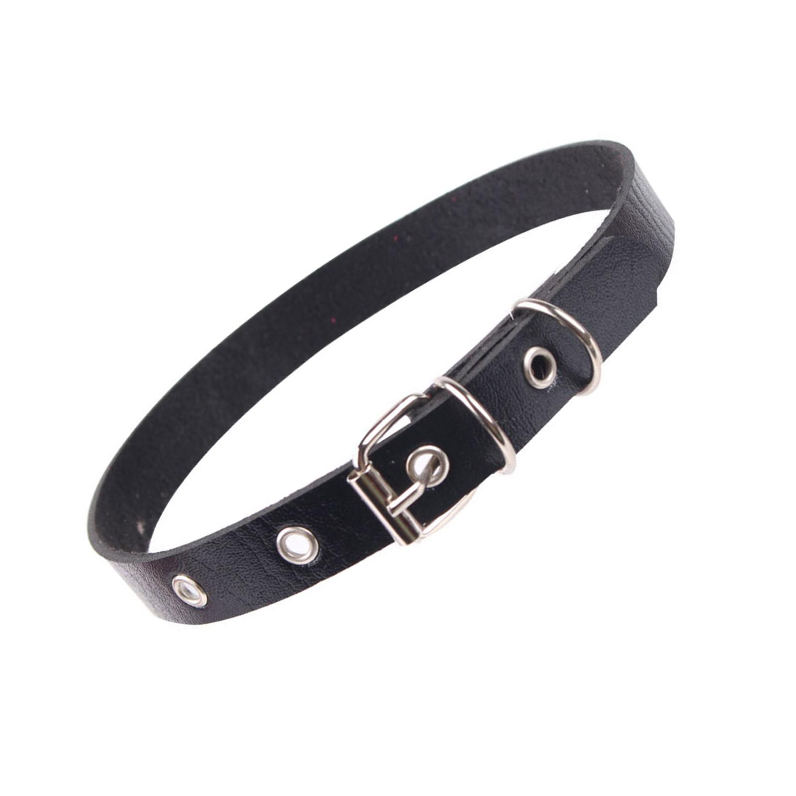 

Пояс-цепочка на ключицу в стиле панк-рок из искусственной кожи, регулируемое ожерелье-чокер для вечеринок и фестивалей 2