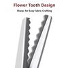 Triangle Teeth Pinking Shears Stainless Steel Tailor Scissors Anti-Fray Sewing Shears  Dressmaking