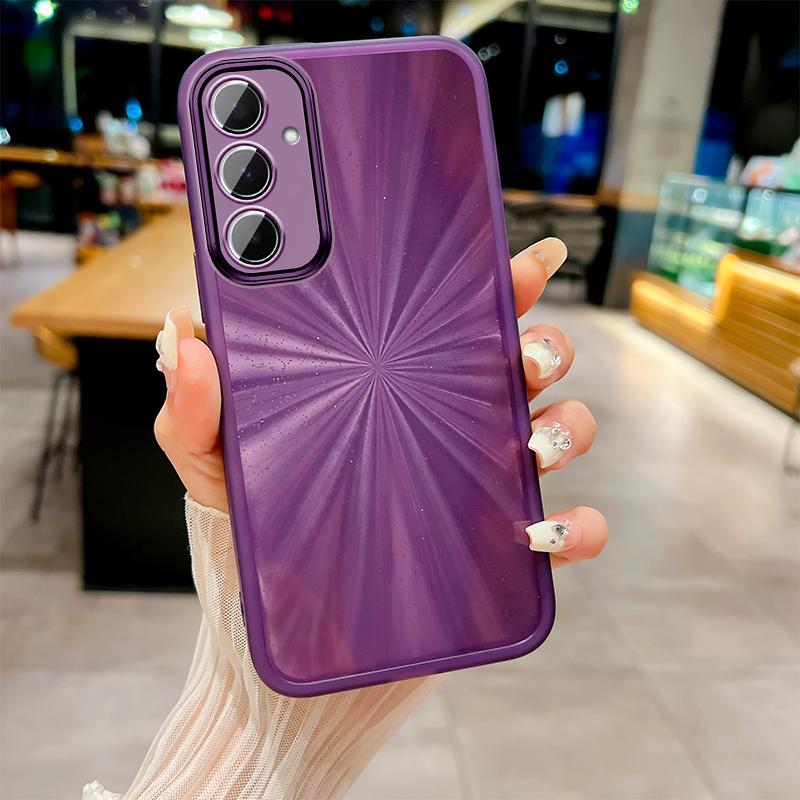 Krásný měkký silikonový kryt na telefon s barevným vzorem ohňostroje pro Samsung Galaxy S24 5G Nárazuvzdorný kryt s plnou ochranou fotoaparátu