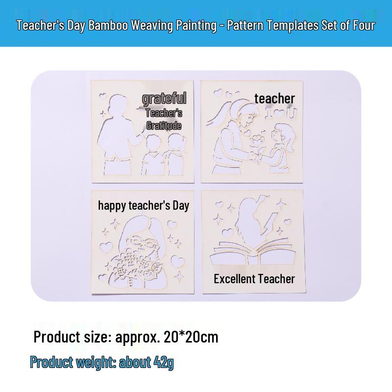 Bamboo Weaving Photo Frame DIY Kit: Creative Handmade Teacher s Day Gift