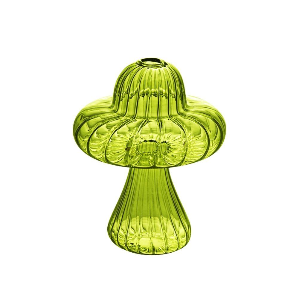 

Прозора гідропонна настільна ваза у формі гриба Декорація нової рослинної вази для вітальні 02