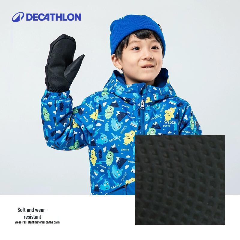 Decathlon Kids  Warm Winter Ski Mittens
