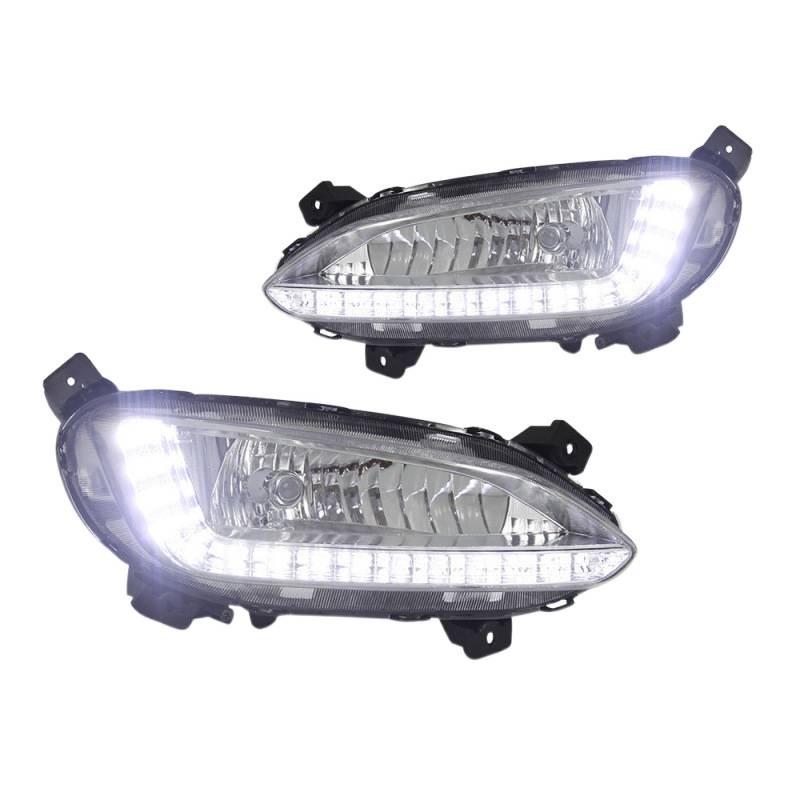 Compatible Daytime Running & Fog Lights for New Santa Fe 203 IX45