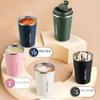 Large Capacity Stainless Steel Vacuum Insulated Coffee Cup Creative Minimalist Car Water Mug
