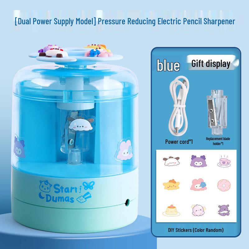 Strawberry Bear Electric Pencil Sharpener for Kids