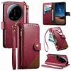 For Sony Xperia Ace 3 1 1-4 1-5 1-6 5-3 5-4 10 10-3 10-5 10-6 10-7 IV III V VI VII Wallet Case Flip Leather Cover Zipper Coin Pocket Soft  Full Body