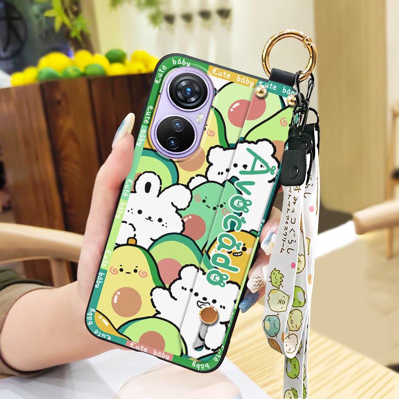 Soft case Wristband Phone Case For Blackview A200 Pro Phone Holder Anti-knock Protective Dirt-resistant Cute Shockproof