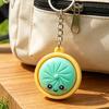 3Pcs Mini Dumpling Keychain Pendant Soft Food Charm Cartoon Snack Accessories for Bags Car