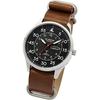 [LAD WEATHER] Mens Wrist Watches Thin Solar Radio Clock Military Watch Lad046