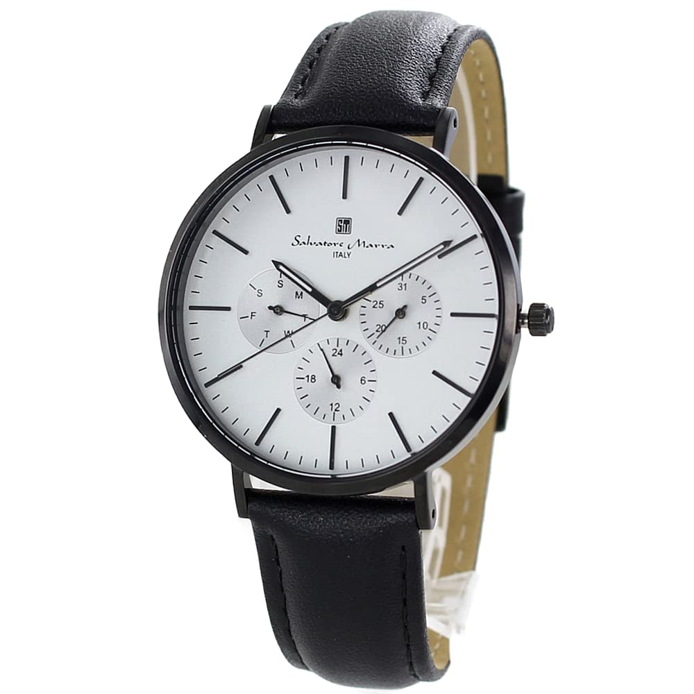 

Часы Salvatore Marra Watch Кожаные часы Аналоговые часы Дата Календарь Выбор серии SM22102 Часы Серебро x [Salvatore Marra] Мужские Женские [] (Серый