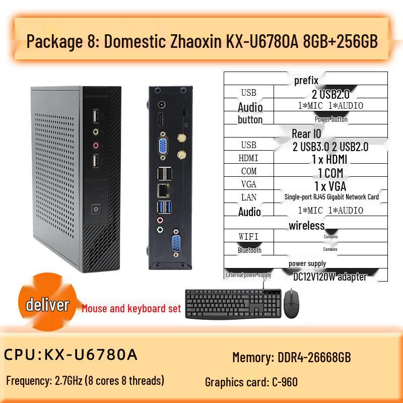 LianDa T45X Mini PC: Core XinChuang Cloud Terminal for Industrial Control