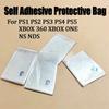 100pcs Dustproof Game Disc Protective Bags for PS1 2 3 4 5 NS NS2 Wii Xbox360 3DS NDS