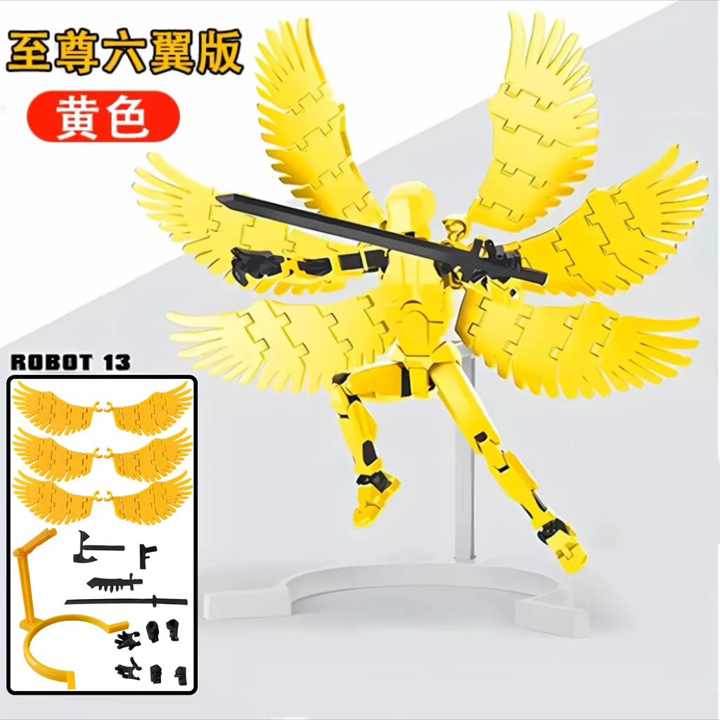 Lucky Puppets 13 Doll,Multiple Styling Combinations Robot Model,Cheap Holiday Gift,Cool Robot Doll Desktop Decoration