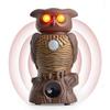 Pigeon Repellent Scarecrow Fake Owl Bird Scarer with Reflective Eyes for Garden Farm Plant Protection Outdoor Bird Deterrent