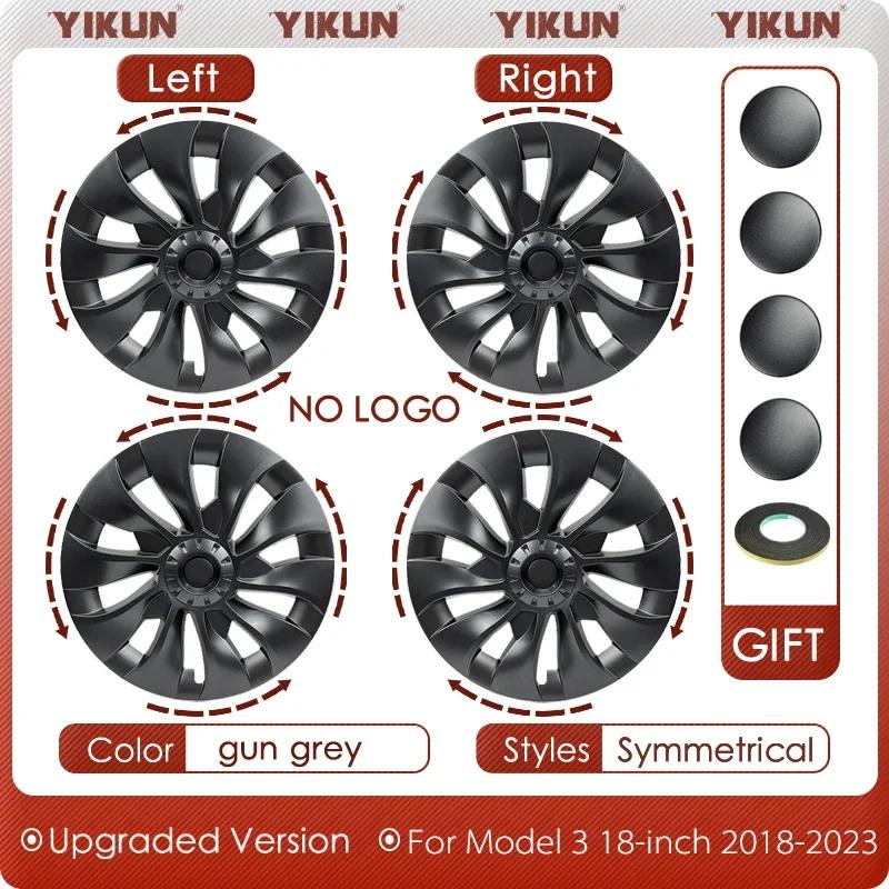 

4PCS 18 Inch Wheel Cover for Tesla Model 3 Performance Replacement Hub Cap Automobile Full Rim Cover Accessories 2018-2023