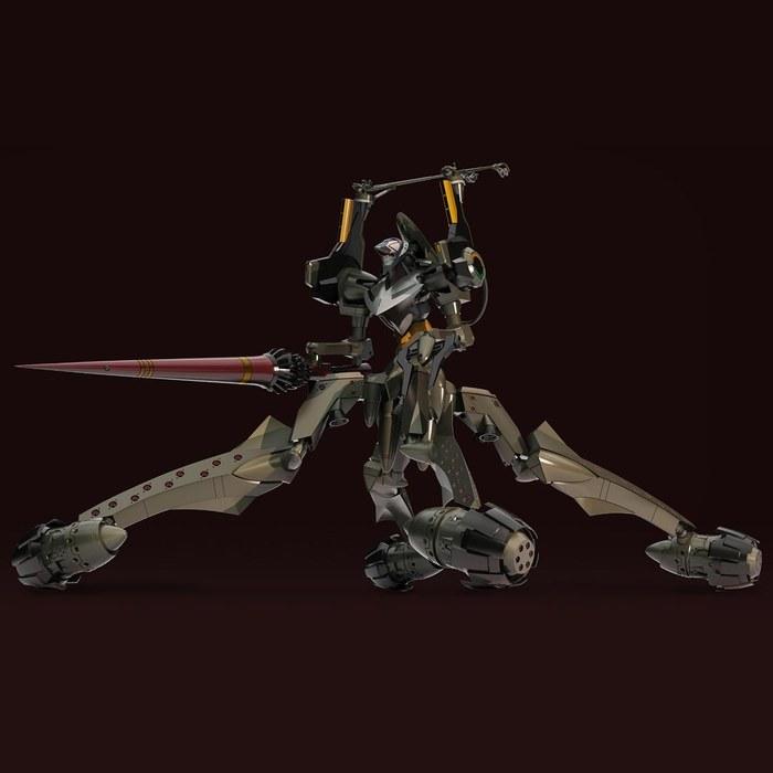 Kaiyodo Artpla Sculpture Works Evangelion: Provisional Unit-05 Decisive Battle of Betania Base, 1/NS Scale, Unpainted Plastic Model Kit