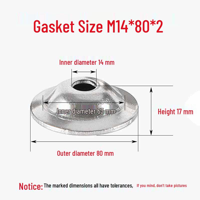 Stainless Steel Bowl-Shaped Adjustable Foot Washer for Pot Lids