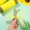 2pcs Deco Mesh Wreath Supplies Mesh for Wreath Poly Mesh Ribbon Metallic Border Stripe Emerald Swags Bows Wrapping and Decorating