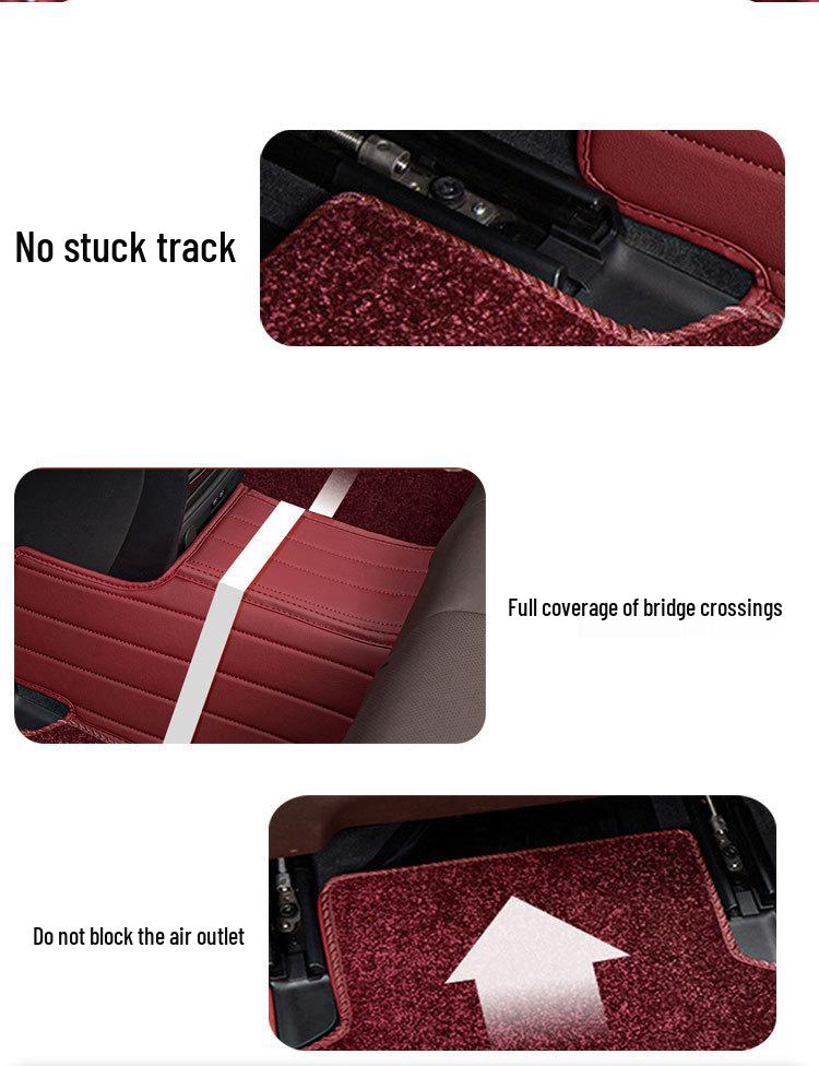 Premium Leather Floor Mats for Jaguar XFL/XEL/F-PACE - Car Interior Upgrade