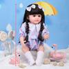 56Cm Reborn Simulation Barbie Gift Doll Baby Soft Gel Girl Toy Set Children's Doll