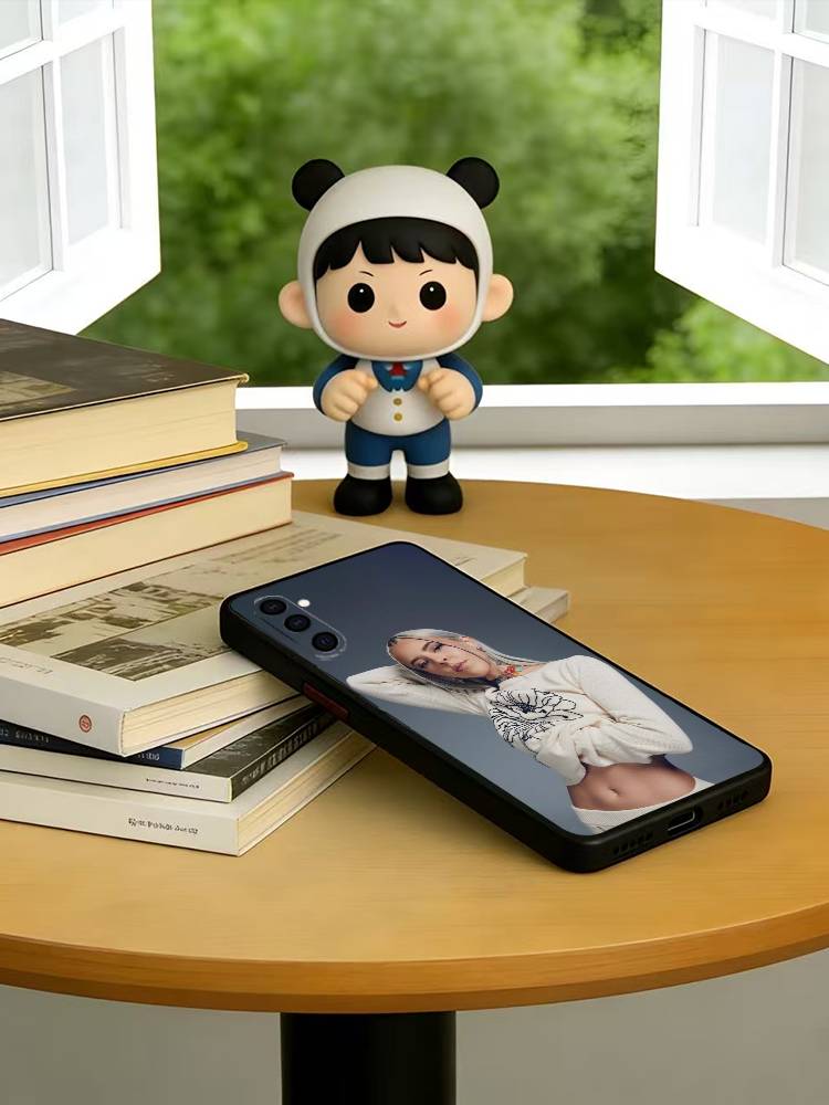 Singer Y-Young Mikos Phone Case For Samsung Galaxy A73,A72,A71,A70,A53,A52,A51,Others Soft Black Cover