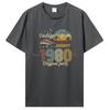 Vintage August 1980 Original Parts T-shirt Birthday Gift Tshirt Fashion Oversized T Shirt Clothing Unisex Cotton Tops