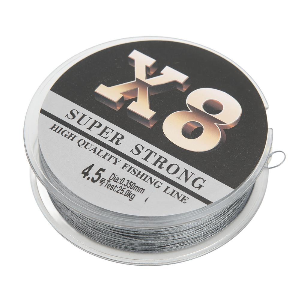 100m Fishing Line Abrasion Resistant Braided Fishing Wire Strong Pulling Force Line for Pond Reservoir Size 4.5 (0.35mm