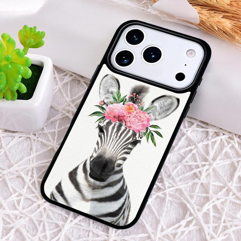 

Raccoon Fox Animal Flower Shockproof Phone Case for iPhone 17 Air 16e 15 11 12 14 13 Pro Max Cover Coque iPhone 13