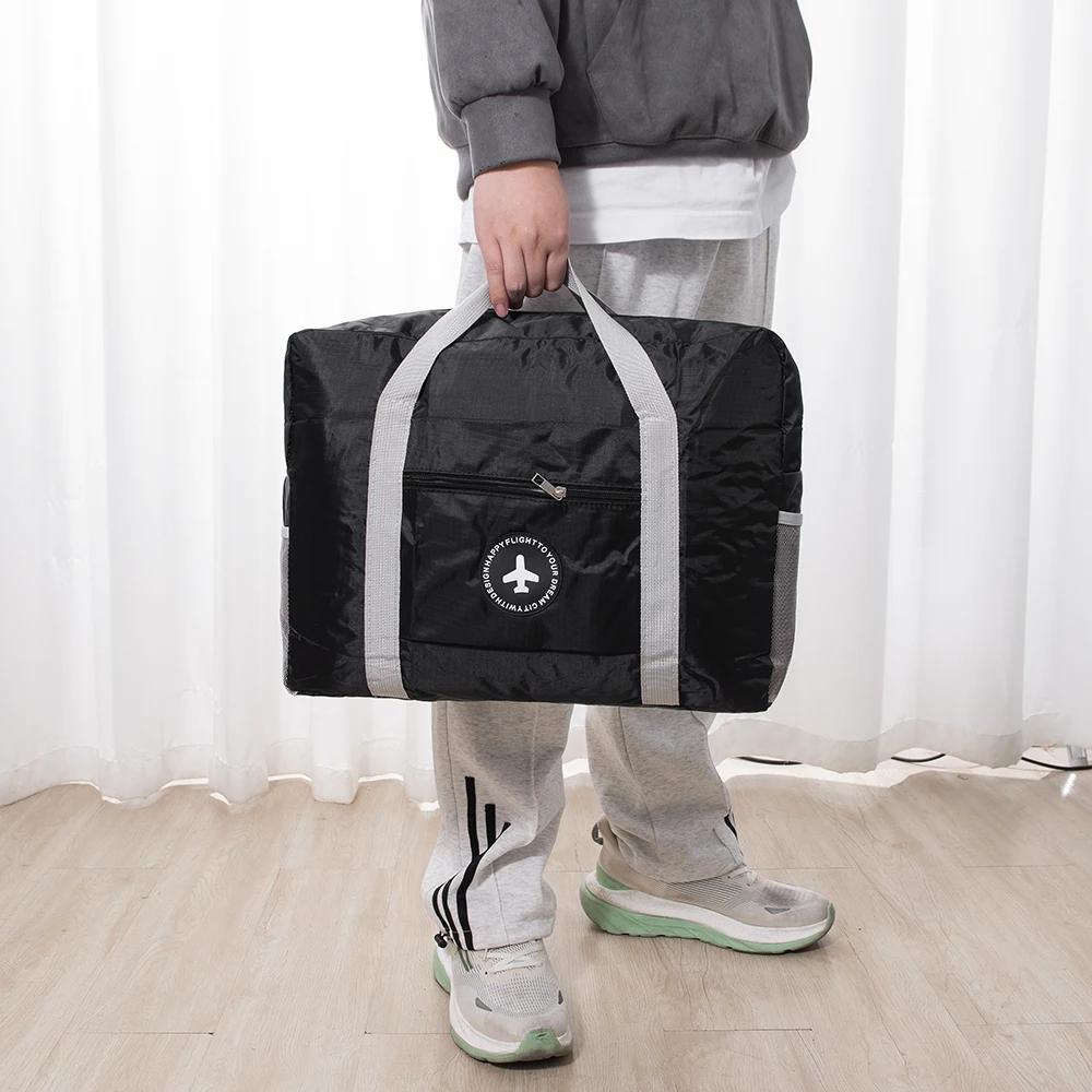 Large Capacity Travel Bag, Waterproof Foldable Aviation Bag, Portable Storage Bag, Sports and Fitness Bag Storage Bag