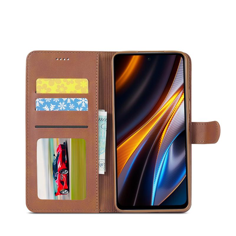 Poco M5 Kılıfı İçin Kılıf Deri Vintage Telefon Kılıfları Coque Poco M5 Kılıfı Flip 360 Manyetik Cüzdan Kılıfı Xiaomi Poco M5 Kapağı İçin