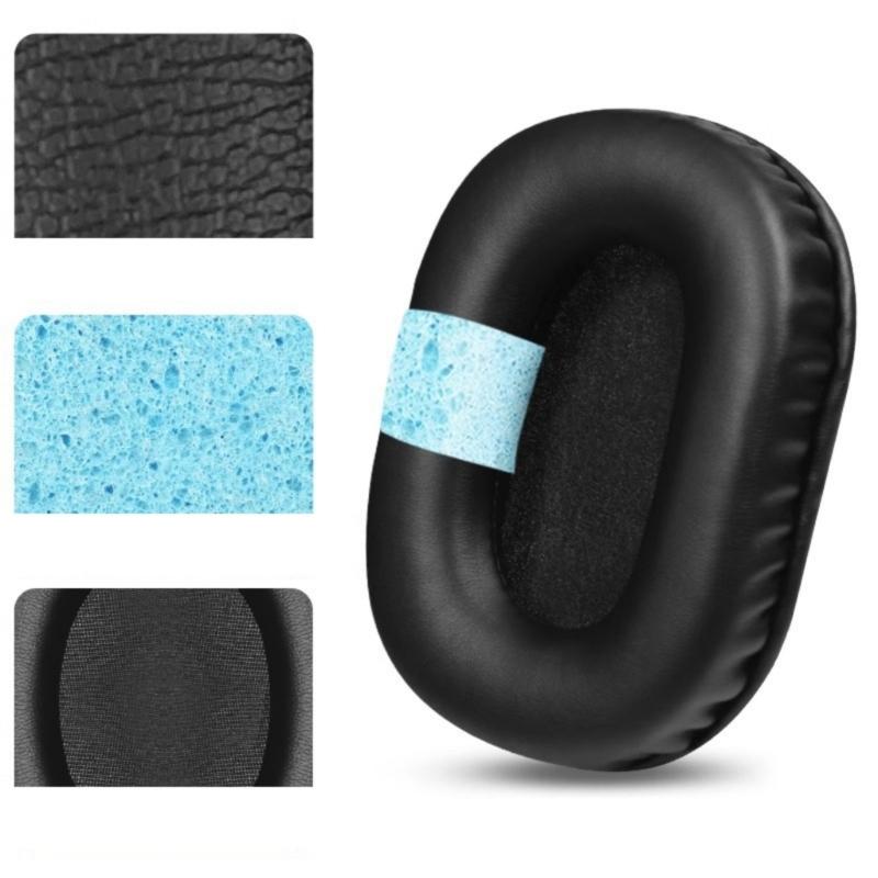 Replacement Ear Cushion Pad Over Ear Headphone Earpads Compatible for TUF Gaming Headphone Comfortable Wear