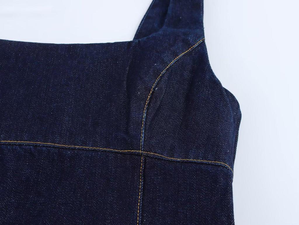 2025 Spring Women's European & American Slim Denim Dress