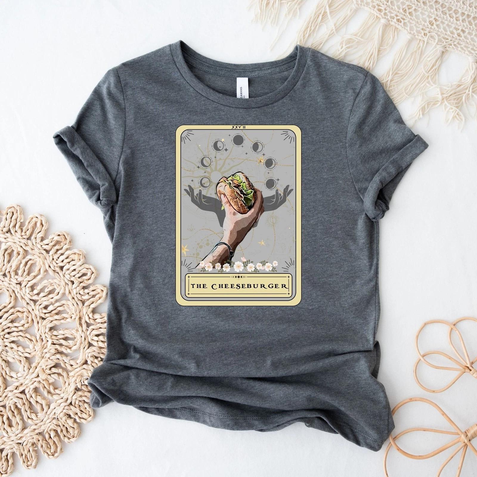 The Cheeseburger Tarot Card T Shirt 2XL