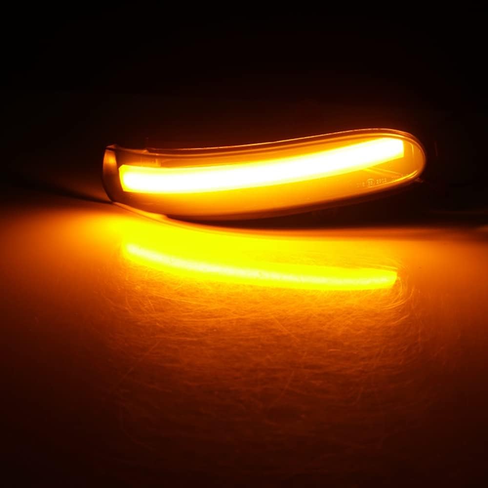 LED Dynamic Side Mirror Turn Signal Light Flasher Flowing Water Blinker Flashing Light Fit For Mercedes-Benz C-Class W203 CL203 2001-2007