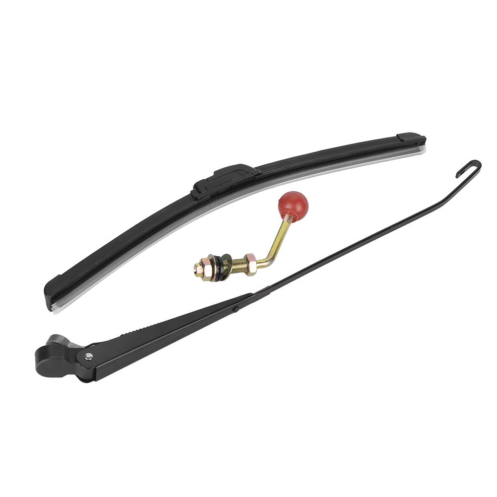Car Auto Universal Manual Windscreen Windshield Wiper Set Fit for UTV Replacement Part