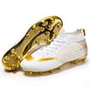 Golden football shoes Men's broken nails Middle school children Primary and secondary school students Adult game Spike sports shoes