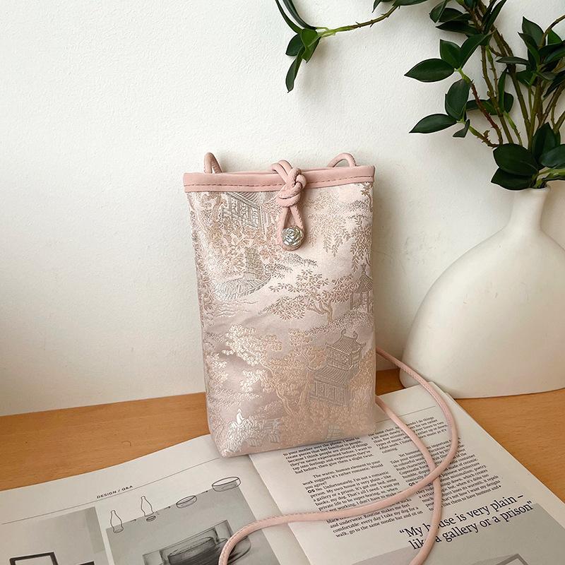 Summer New Vertical Mobile Phone Bag Fashionable, Simple and Versatile and Beautiful Casual Shoulder Messenger Bag Women