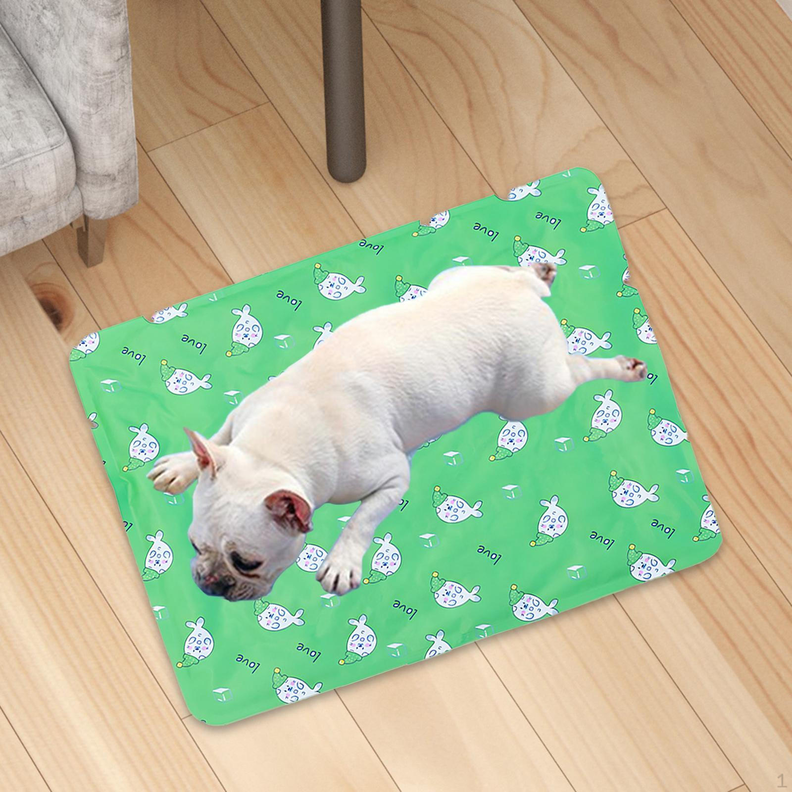 Cooling Blanket for Pets, Soft Cushion Car Seats and Crates зелёный