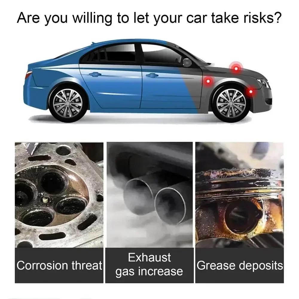 Car Fuel Gas Oil Additive Gasoline Injector Cleaner Remove Engine Carbon Deposit Increase Power In Oil Ethanol Fuel Saver 80ml