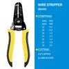6 Inch Multifunctional Wire Stripper Pliers for AWG22-10, Cable Stripping Cutting Hand Tool for Electric Wire