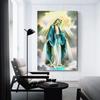 Vintage Poster Virgin Mary Oil Painting Religious Art Canvas Painting Poster Poster Decorative Painting Canvas Wall Posters And Art Picture Print