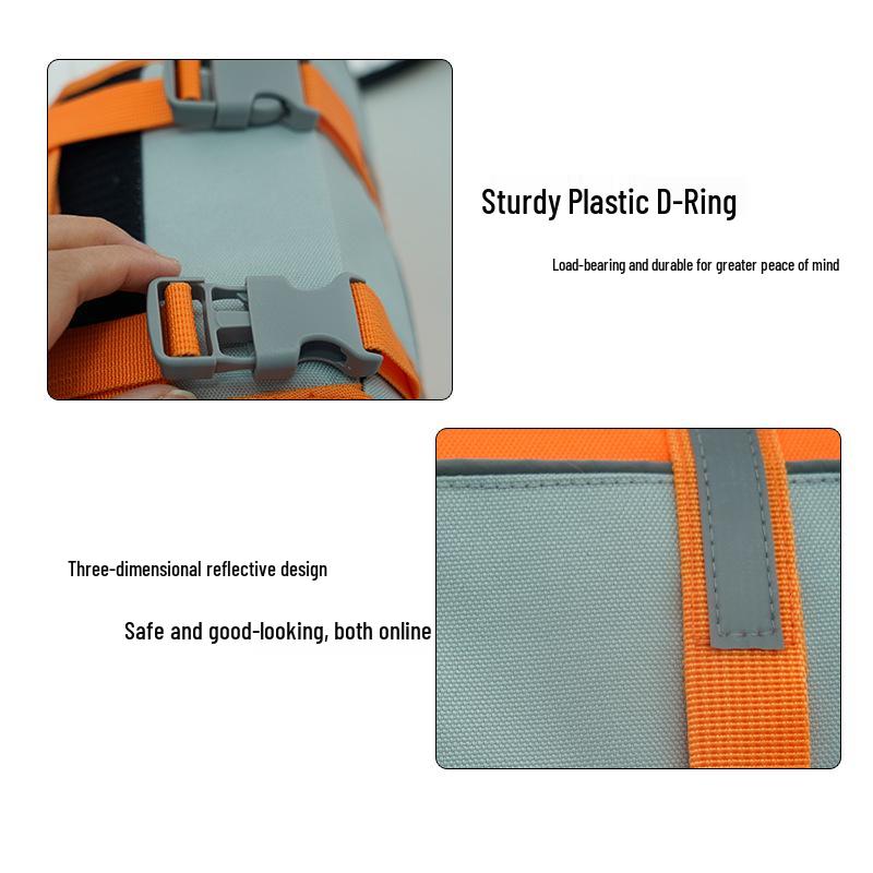 Convenient and Safe Dog Life Jacket with Rescue Handle - Outdoor Pet Swimsuit