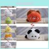 Cute Cartoon Plush Animal Keychains Colorful Flip Designs Ideal For Gift Giving