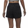 Jordan Flight Fleece Lace-Up Comfortable Solid Color Three-Quarter Casual Shorts Women Shorts Black FN5748010