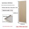 Chi Tu Tools Wall-Mounted Pegboard Rack - Square Hole Storage Organizer with Hooks