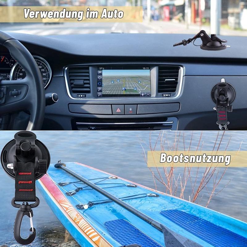 5PCS Heavy-Duty Suction Cup Hook Car Suction Cup Buckle Car Camping Cable Tie Car Tent Suction Cup for RV Camper Car